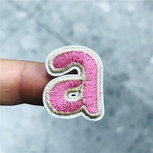 26Pcs Cute Colorful English Alphabet Letter A-Z Applique Iron On letters Patch For Clothing Badge Paste For Clothes Bag Shoes