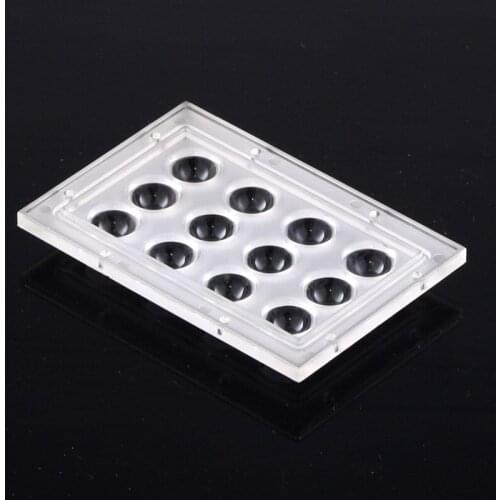 3*4 12W 110*74*14MM Imitate 120 degree solar streetlight PC Lens