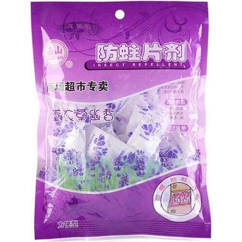30pcs/pac Lavender Lemon Scent Natural Camphor Pills Mildew Proof Moth Camphor Pills Pest Control Wardrobe Drawer Deodorant