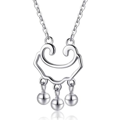 REETI 925 Sterling Silver Lovely locks Necklaces & Pendants For Women Fashion Lady Festival Gift Sterling-silver-jewelry