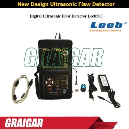 Digital Ultrasonic Flaw Detector Leeb500 With 0-1000mm Scanning Range