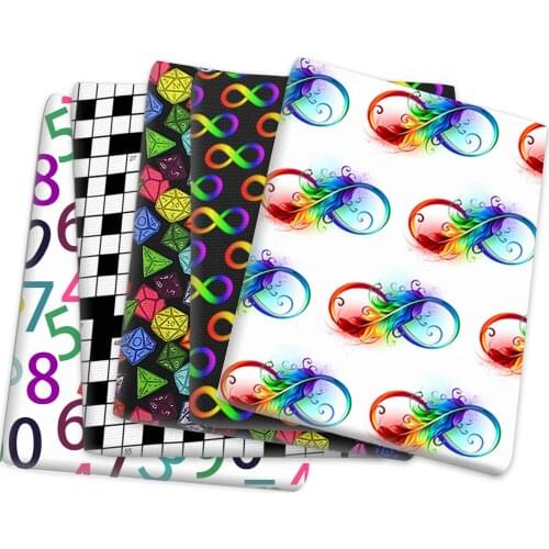 Number letters Study Back to School Polyester Cotton Material Fabric Patchwork Sewing Kids Cloth For Dress Curtains,1Yc14460