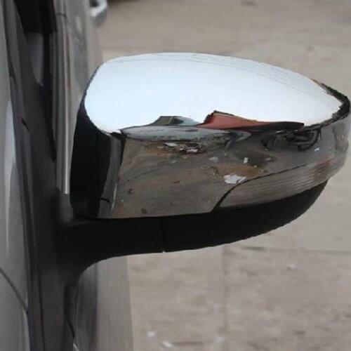 For Ford Kuga Escape 2020 2021 2019 ABS Chrome Car Side Door Rearview Mirror Overlay Backup Mirror Cover Frame Trim