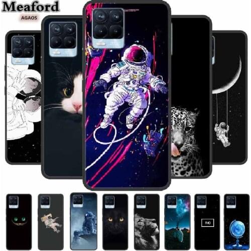 For Realme 8 Case Realme 8 Pro Bumper Silicone TPU Soft Phone Case For OPPO Realme 8 Pro Case Realme8 Pro Luxury Cartoon Coque
