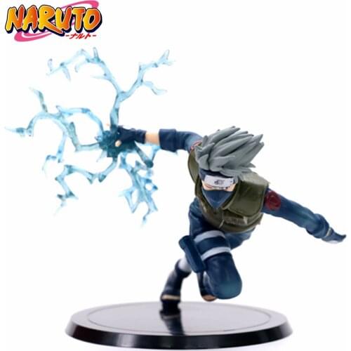 Naruto Hatake Kakashi PVC Action Figure Statue Toys Naruto Shippuden Anime Kakashi Figurine Collectible Toy 130mm