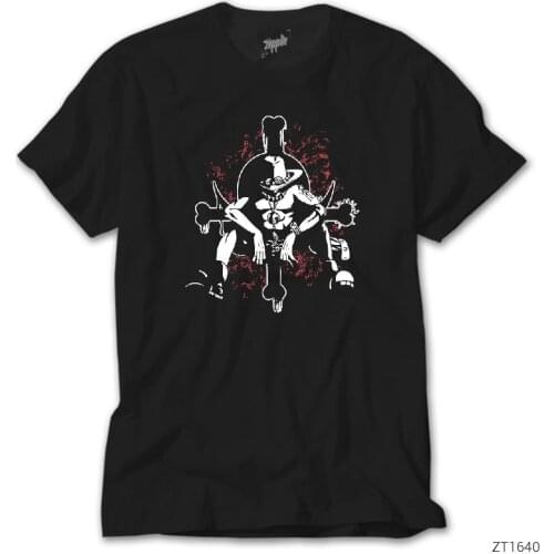 Unisex Woman Man Anime Tshirt Black Color 100% Cotton