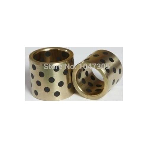 JDB 081524 oilless impregnated graphite brass bushing straight copper type, the same size with LM8UU