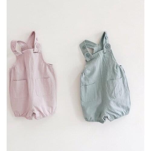 Summer private baby baby cotton straps conjoined clothing bag used for travel fart ah climb clothes