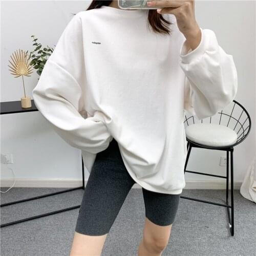 Summer Thread Mickey Print Cotton Solid Color Womens Leggings Five-Point Pants Riding Pants Womens Pants Casual Pants Shorts