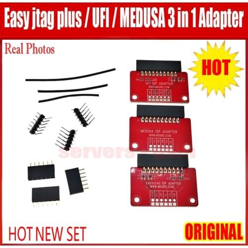 MOORC ORIGINAL NEW EASY JTAG / MEDUSD PRO /UFI ISP 3 in 1 EMMC Adapter