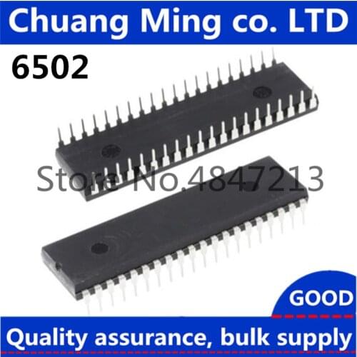 Mos 6502 MOS6502 6502AD R65C02AP R65C02P MOS-6502 6502B R6502AP G65SC02P-3 RP65C02G UM6502A SYU6502A DIP-40 In Stock