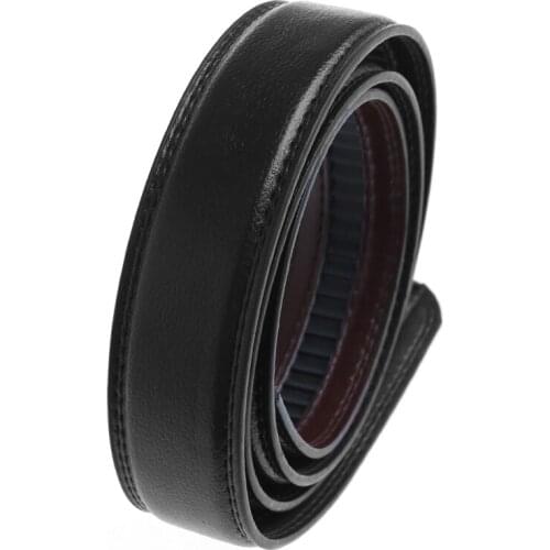 Mens Leather Automatic Business Belt Replacing Waistband Without Buckle Drop Ship