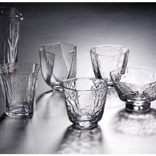 Wall Clear Handmade Heat Resistant Tea Drink Cups Healthy Drink Mug Coffee Cups Insulated Shot Glass glass cup set resistant