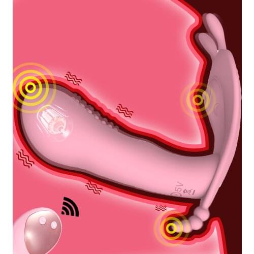 Wearable Dildo Vibrator Adult Sex Toys for Women G Spot Clitoris Stimulator Wireless Remote Control Vibrator Panties Massager