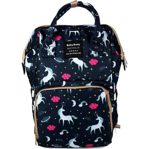 Gloriou Source Mother Bag Baby Diaper Bags Waterproof Mom Backpack Animal Print Large Mummy Travel Nappy Bag Outdoor