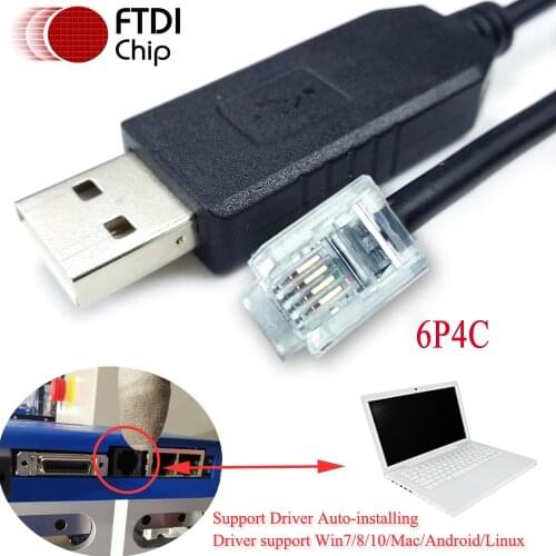 FTDI USB RS232 to rj12 for Copley Cotrols Motor serial cable driver J5 SER-CK Xenus AC powered Drives