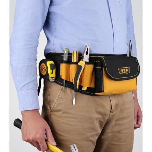 Storage Waist Tool Bag Repair Multi Function Electrician Canvas Toolkit Tool Bag Plumber Gereedschapstas Tools Packaging DG50TB