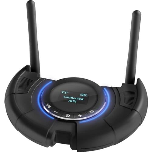 CSR 8675 Optical Fiber Bluetooth 5.0 Receiving And Transmitting Bluetooth Adapter Type-c Remote APP Control Receive Transmitter