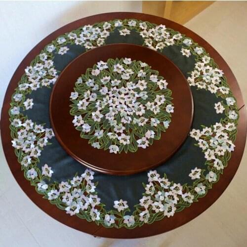 Ravenna Satin Tablecloths On The Table