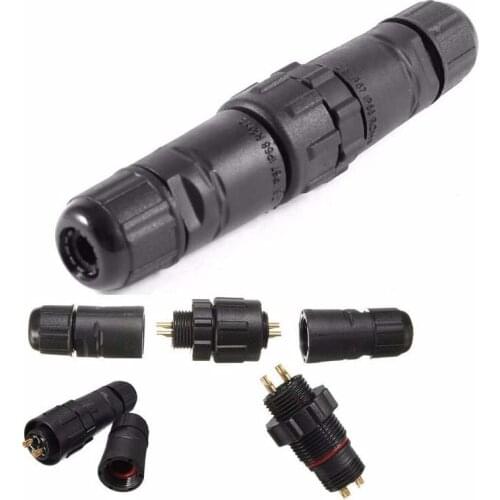 Panel mountable outdoors outdoors water resistance adapter m14 2p 3p 4p 5p 6p 7p 8p ip67 ip68 waterproof connector