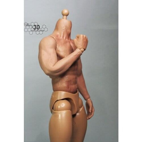 1/6 Doll S005 Man Body Boy Figure Military Chest Muscular Similar To 12" Soldiers for Action Figure Head Strong Anime Body