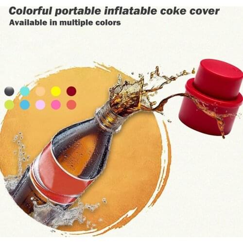 1Pcs Safe and Durable Bottle Pump Caps Bottle Stopper Pump Bottle Dispenser Cap Like A Wine Bottle Stopper Fizz Keeper