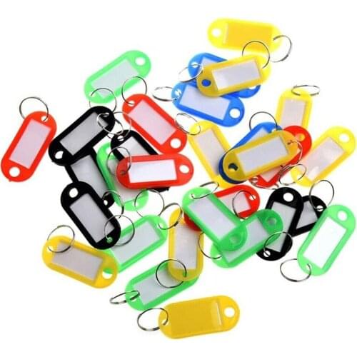 10 Colour Lanyard For Keys Card Badge Holder Keychain ID Label Key Rings Name Cards Office Accessories Organizer Desk