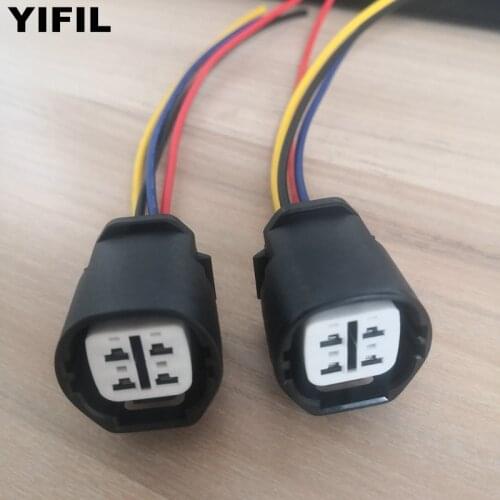 2/4/10pcs/lot 4 Pin/Way Female Alternator Regulator Repair Connector Sensor Plug With Pigtail For Honda Acura TOYOTA 6189-0694