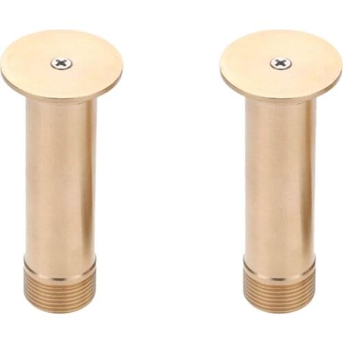 2Pcs Brass Mushroom Type Fountain Nozzles Garden Landscape Fountain Nozzle Garden Pond Decoration Fountain Equipment 1/2 inch DN