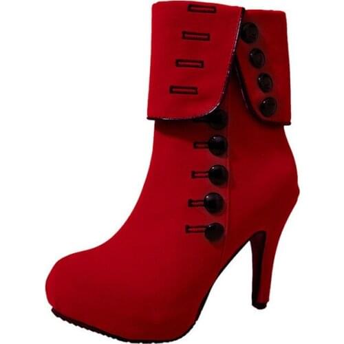 2019 New Style Womens Shoes Martin Boots Womens Boots Autumn and Winter Boots Sexy Womens Single Boots Platform Boots