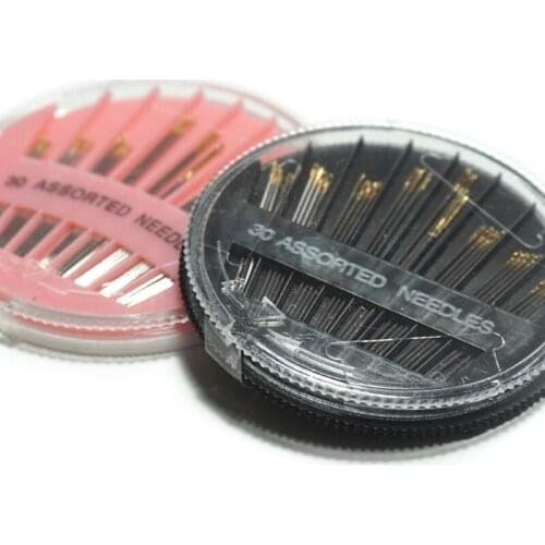 5 Set of 30 Brand New Gold Eye Hand Needles in assorted sizes Gold eyes for easier threading Free shipping