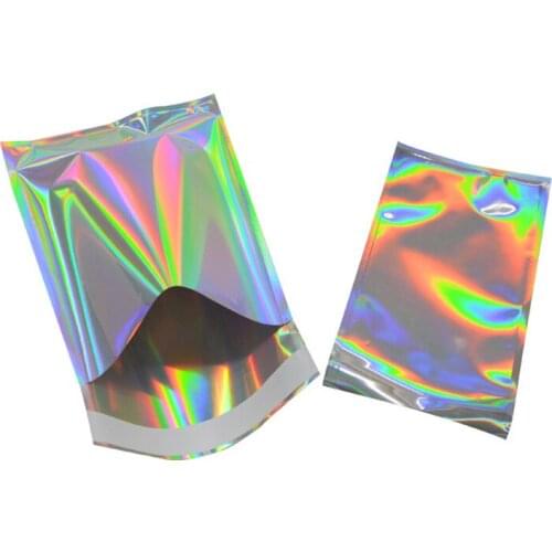 50Pcs Laser Courier Bag Express Envelope Storage Bags Mail Bag Mailing Bags Self Adhesive Seal Plastic Packaging Pouches 4 Sizes
