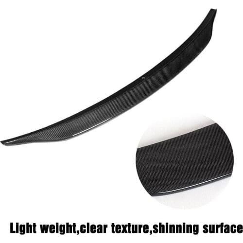 A5 Carbon Fiber Rear Trunk Boot Spoiler Lip Wing for Audi A5 Coupe 4 Door 2 Door 2009-2016 Non S line