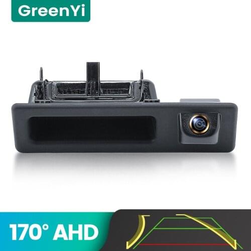 AHD 170° 1280x720P DynamicTrajectory Line Car Rear View Trunk Handle Camera For BMW 3 5 F10 F11 F25 F30 F35