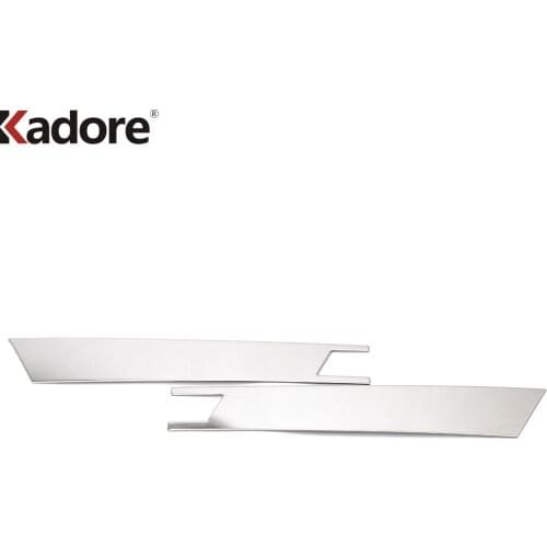 For Chevrolet Equinox 2018 2019 2020 Stainless Steel Rear Trunk Lid Spoiler Cover Trim Tailgate Door Handle Garnish Accessories