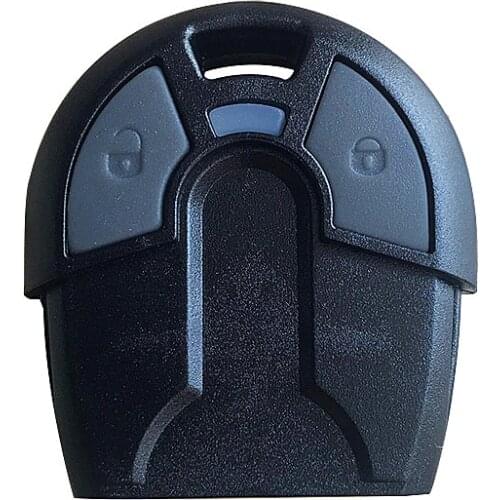 10PCS/LOT 2 Button Remote Key fob Case for Fiat for Brazil Positron Uncut Blade Car Replacement Shell