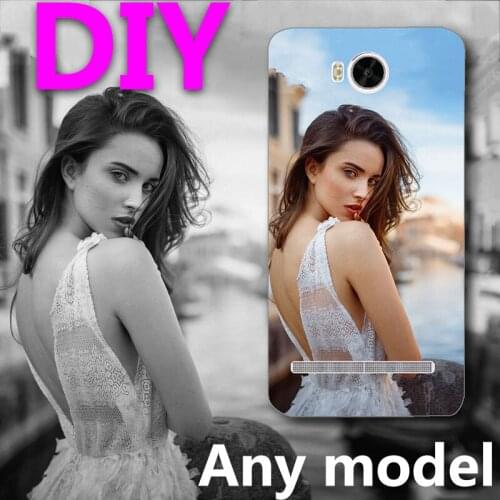 Custom Print Photo DIY Customize Image Phone Case For Huawei Y3 2 Y3II-U22 LUA-U22 Lua-L21 4.5" phone back shells for huawei y3