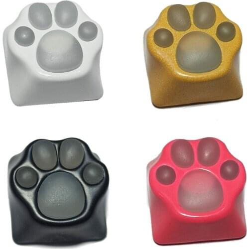 Personality Customized Backlight ABS Silicone Kitty Paw Artisan Cat Paws Pad Keyboard keyCaps for Cherry MX Switches