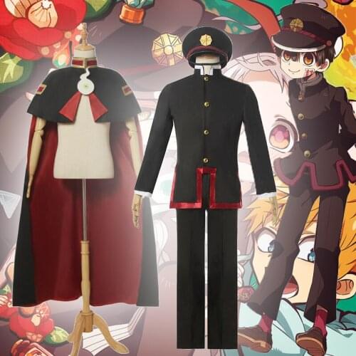 Anime Comic Jibaku Shounen Hanako kun Cosplay Costumes Hanako-kun Cosplay Costume School Uniforms Clothes Suits Men Wear Jacket