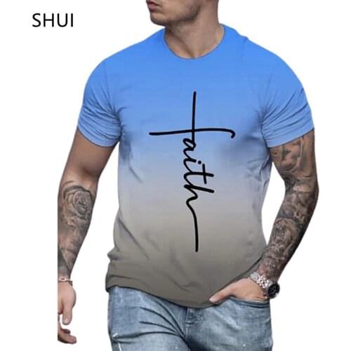 Summer New Mens T-shirts, Oversized Loose Clothes, Retro Short-Sleeved Fashion Casual Printing, Round Neck Mens T-shirts