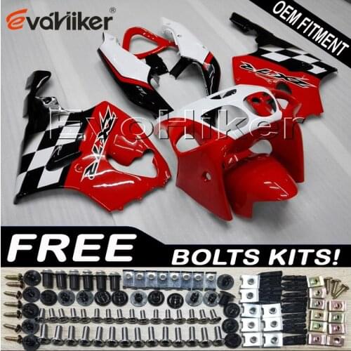 Motorcycle Fairing for ZX7R 1996 1997 1998 1999 2000 2001 2002 2003 red black ABS Plastic Bodywork Set
