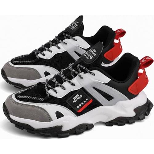 2021 New Outdoor Footwear Male Sport Sneakers Lace Up Walking Lightweight Shoes New Fashion Mens Running Shoes Zapatillas Hombre
