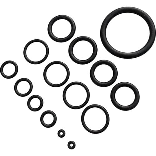 Set 15 Premium Rubber Scuba Diving Tank Valve O-Ring Kits Repair Accessories
