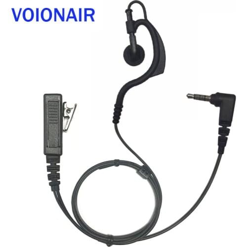 VOIONAIR G Style Ear Hook Earpiece Earphone Headset PTT Mic for Vertex VX-400 VX-410 YAESU FT-2DR FT-3DR FT-70DR