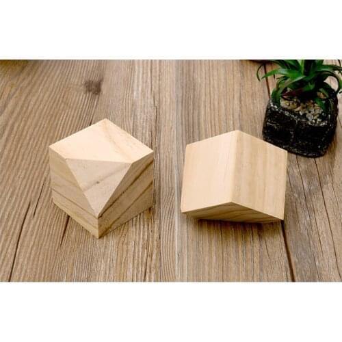 Unpainted Wooden Ring Bangle Bracelet Jewelry Display Holder Stand Art Craft for Home Shop Decor