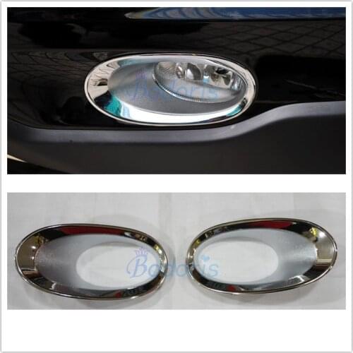 For Honda CRV CR-V CR V 2007 2008 2009 2010 2011 Front Fog Light Cover Foglight Frame Lamp Trim Chrome Car Styling Accessories