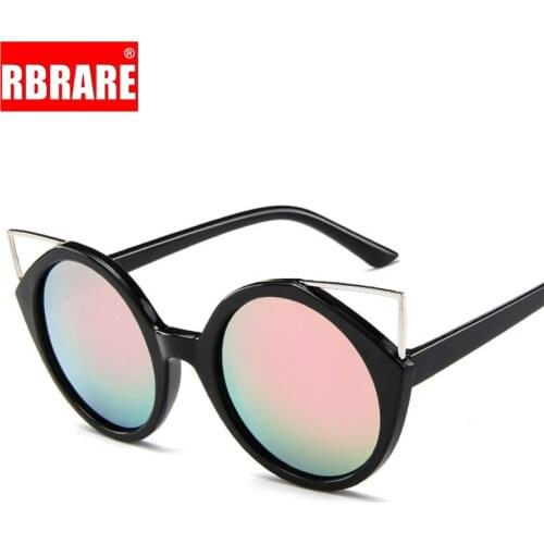 RBRARE 2021 Round Cateye Sunglasses Women Luxury Sun Glasses For Women Glasses Classic Retro UV400 Oculos De Sol Feminino