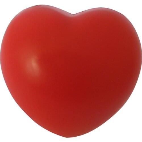 Heart Stress Reliever Ball Red