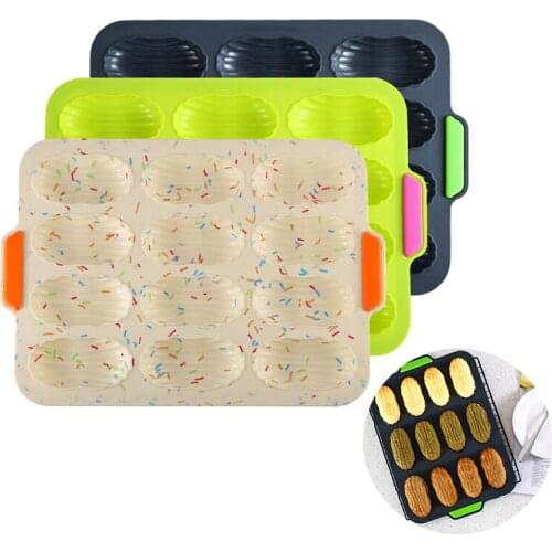 Silicone Baking Tray Bakeware Non-stick Mold Styles For Baking French-Bread Breadstick Bread Roll Bakery Cake Mold Tools