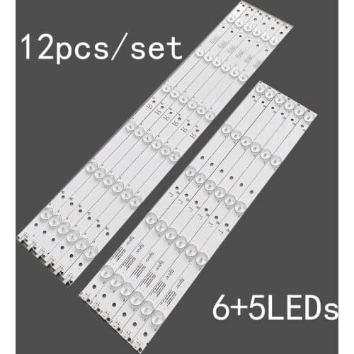 LED Backlight strip 11lamp for Aoc - Le48d1452 - 2d01701 - 2d01702